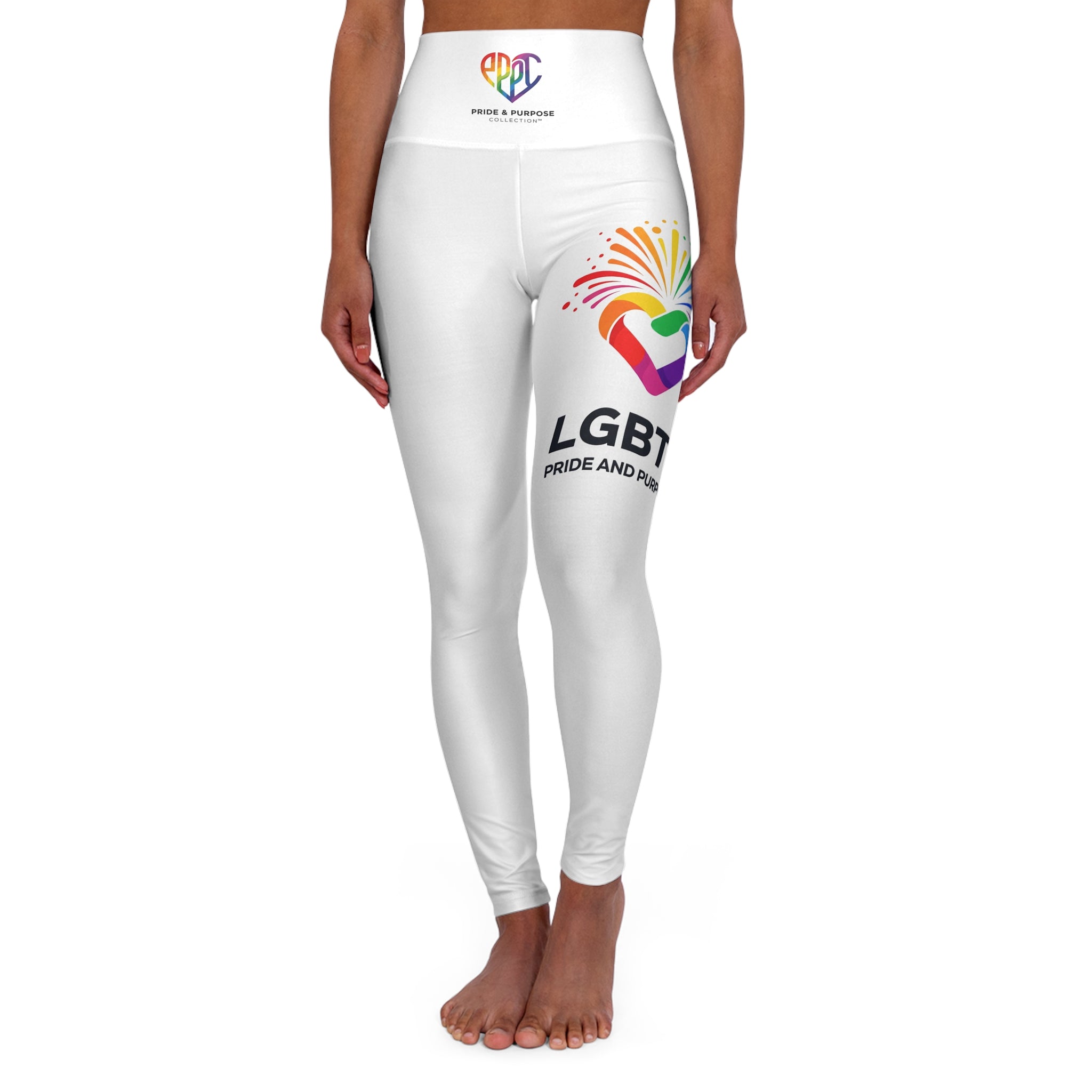 LGBTQ+ Pride and Purpose™ Premium High-Waisted Yoga Leggings
