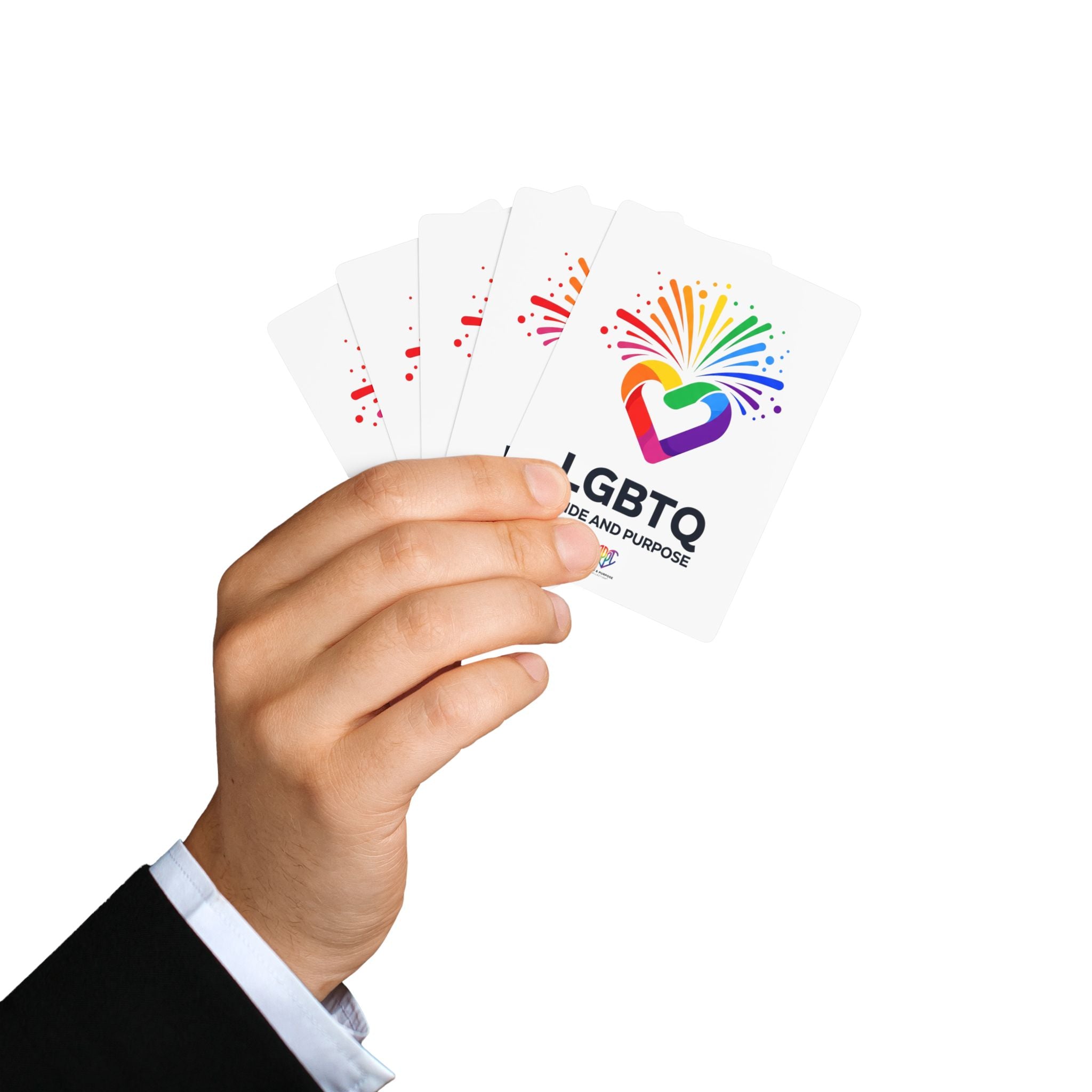 LGBTQ+ Pride and Purpose™ Premium Playing Cards