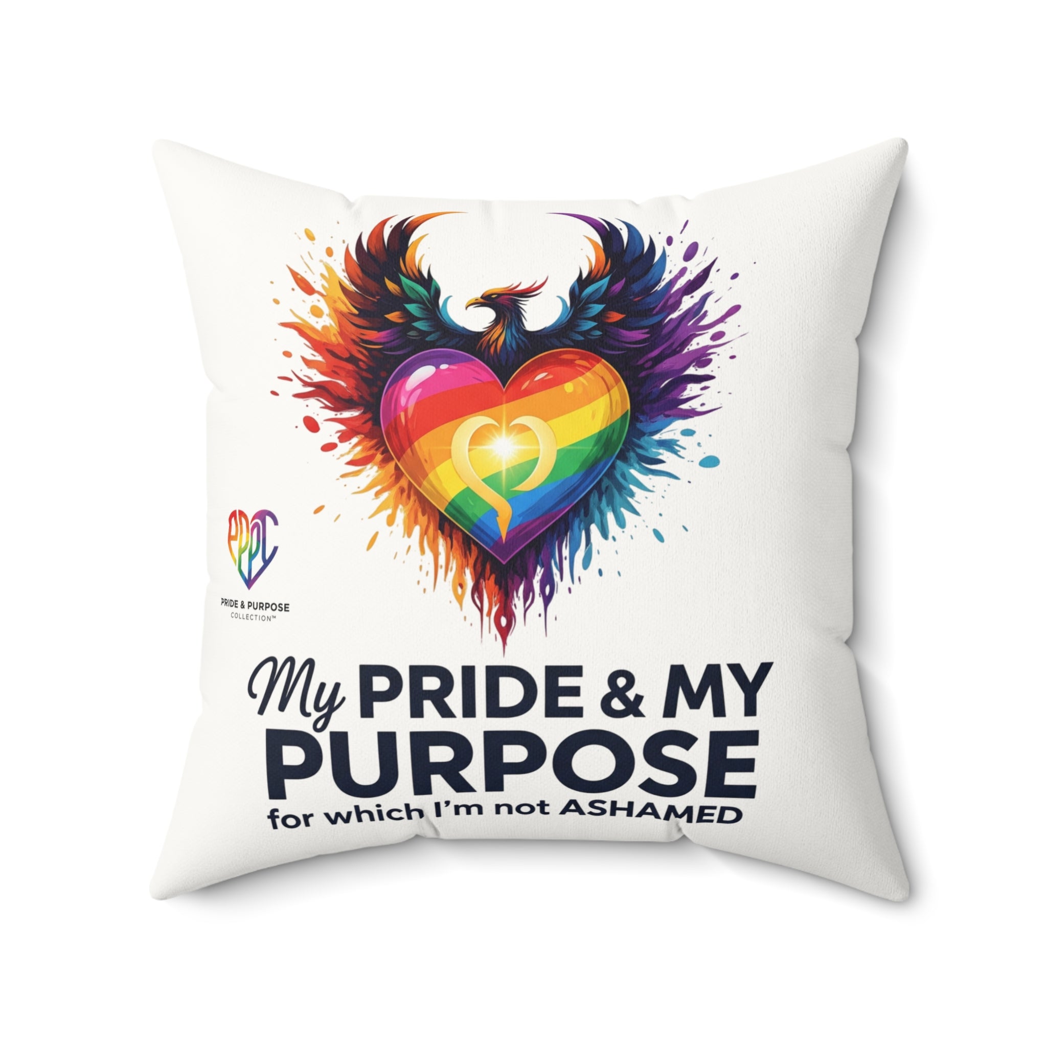 My Pride & My Purpose™ Pillow | LGBTQ+ Pride Affirmation