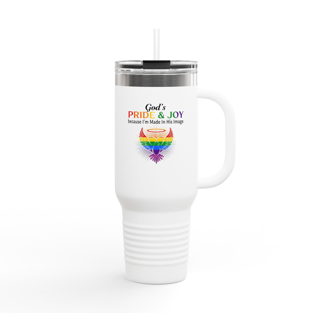 God's Pride & Joy™ 40 oz Insulated Travel Mug with Handle