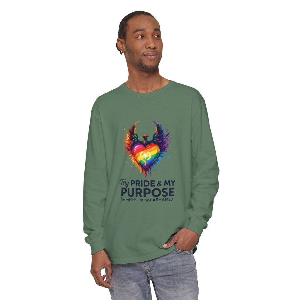 My Pride & My Purpose™ Premium Unisex Long Sleeve T-Shirt | LGBTQ+ Pride