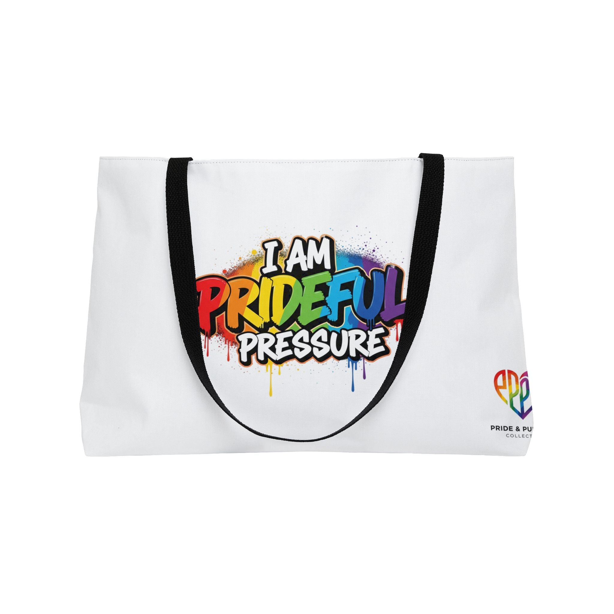 I Am Prideful Pressure™ Premium Oversized Tote Bag | LGBTQ+ Pride