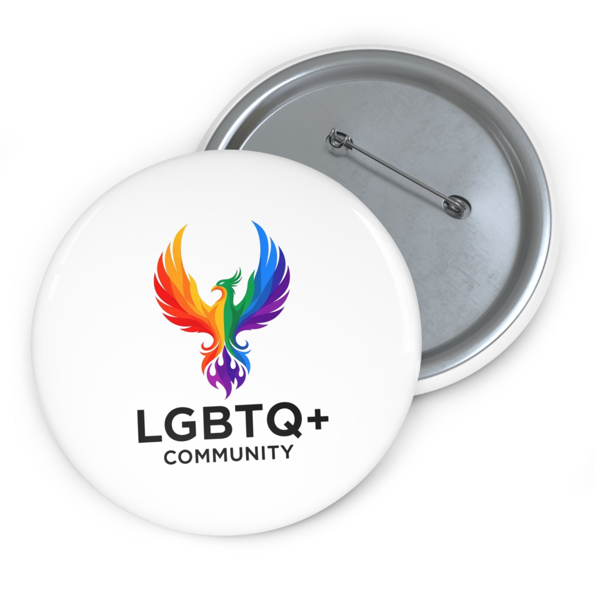 LGBTQ+ Community™ Phoenix Premium Pin Button