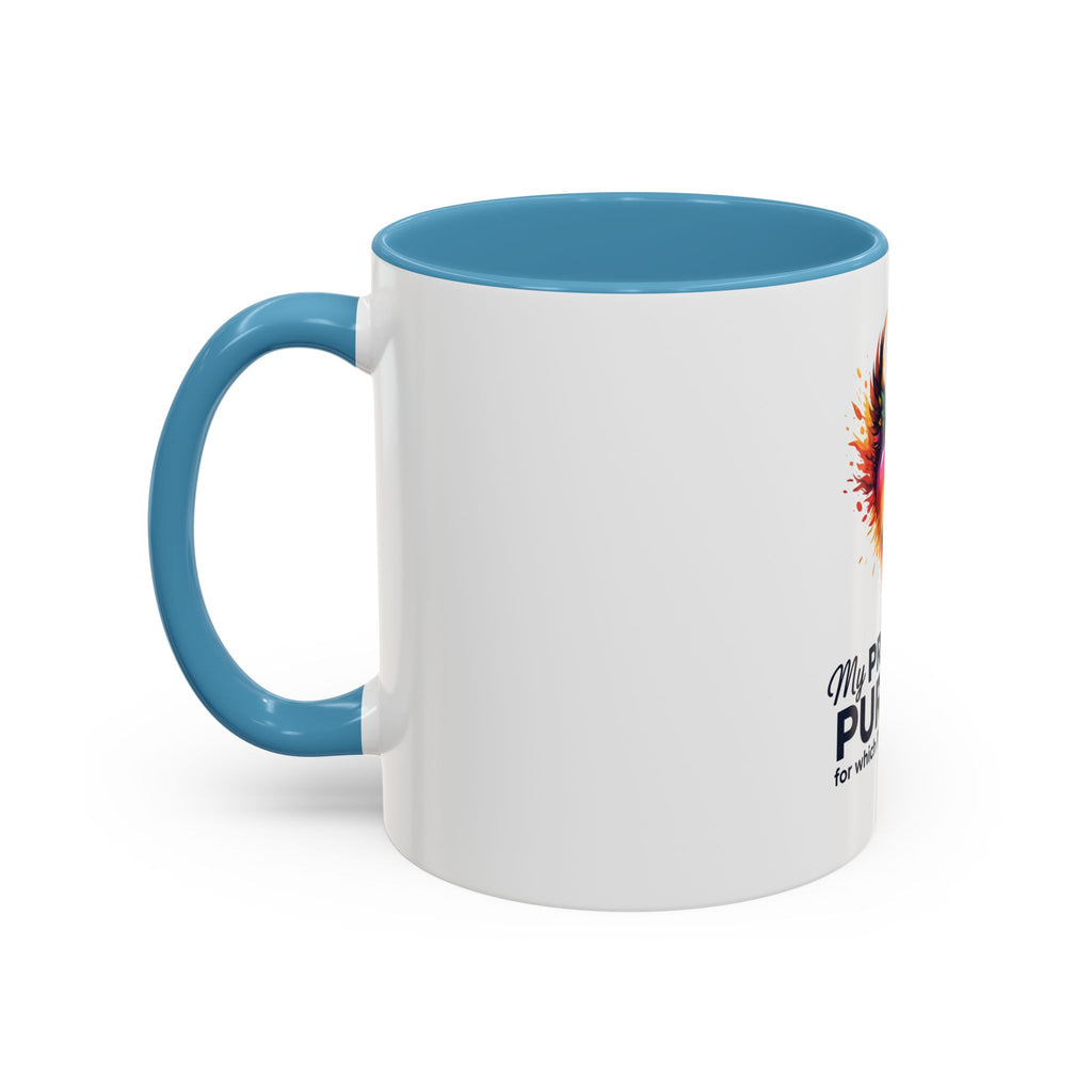 My Pride & My Purpose™ Premium Accent Coffee Mug | LGBTQ+ Pride Drinkware