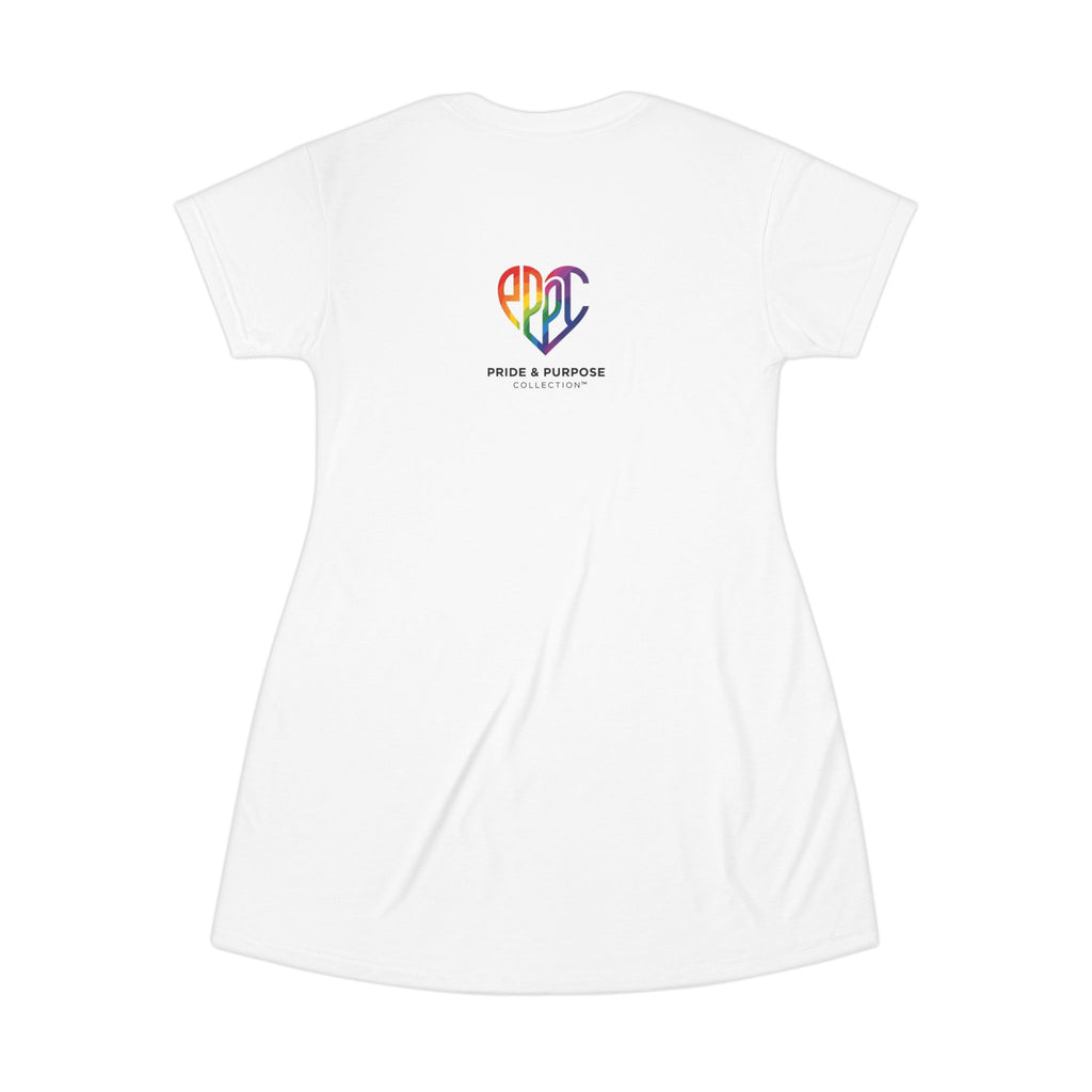 I Am Prideful Pressure™ Premium T-Shirt Dress | Pride Affirmation