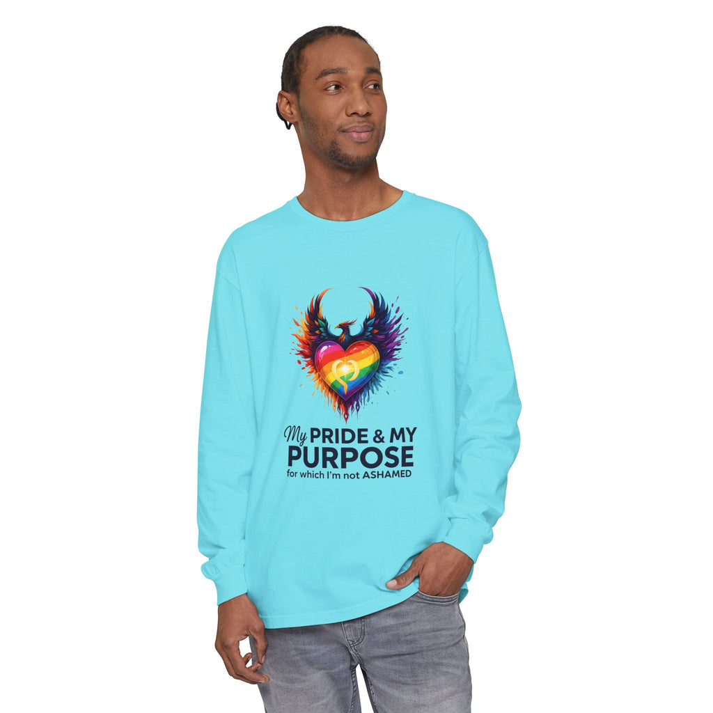 My Pride & My Purpose™ Premium Unisex Long Sleeve T-Shirt | LGBTQ+ Pride
