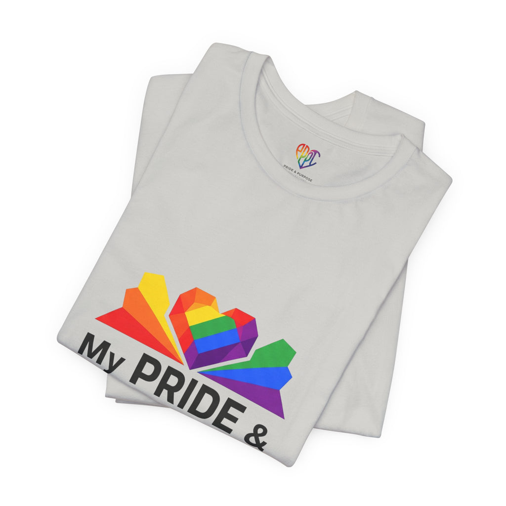 My Pride & My Purpose™ Heavyweight Unisex Tee | LGBTQ+ Pride