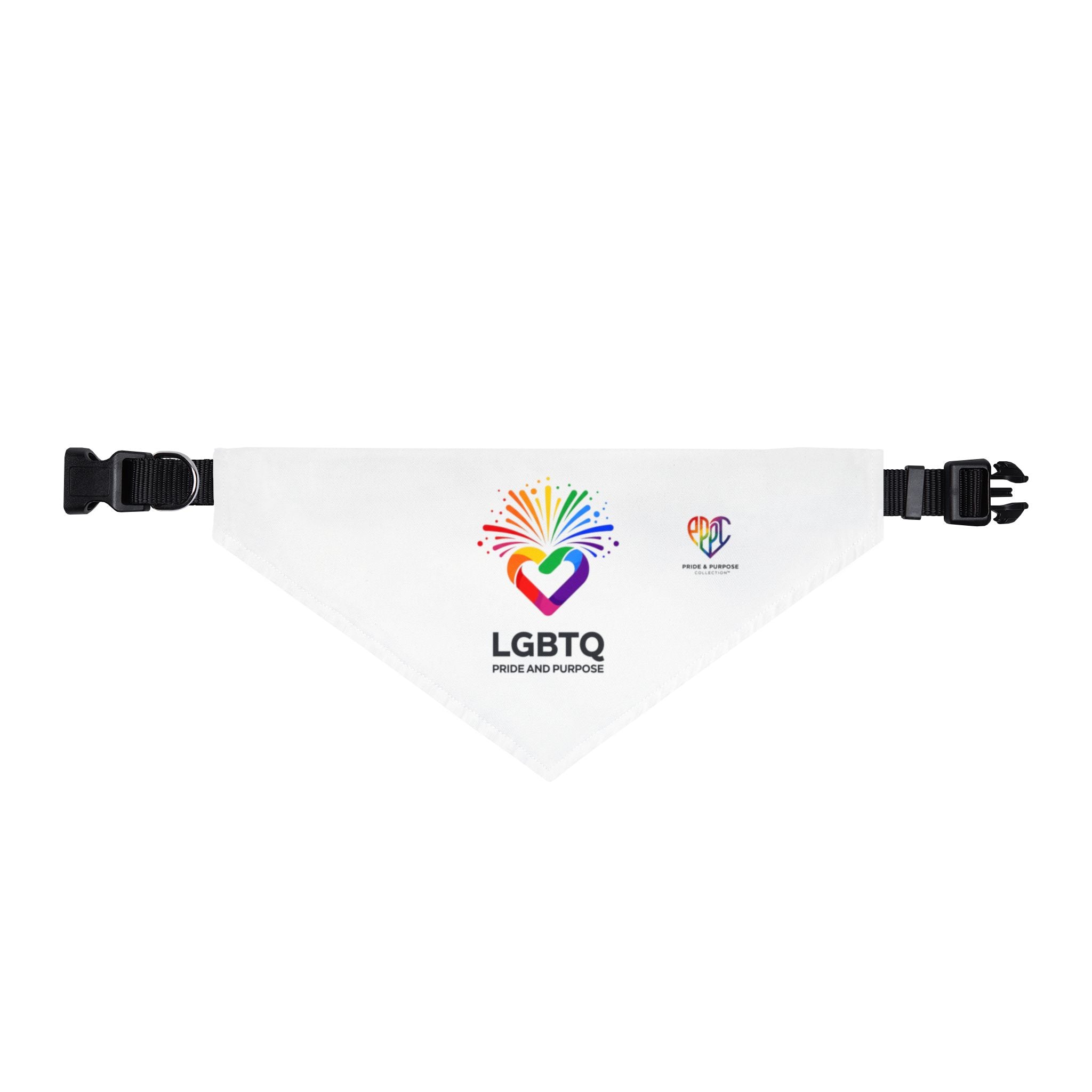 LGBTQ+ Pride and Purpose™ Premium Celebration Pet Bandana Collar