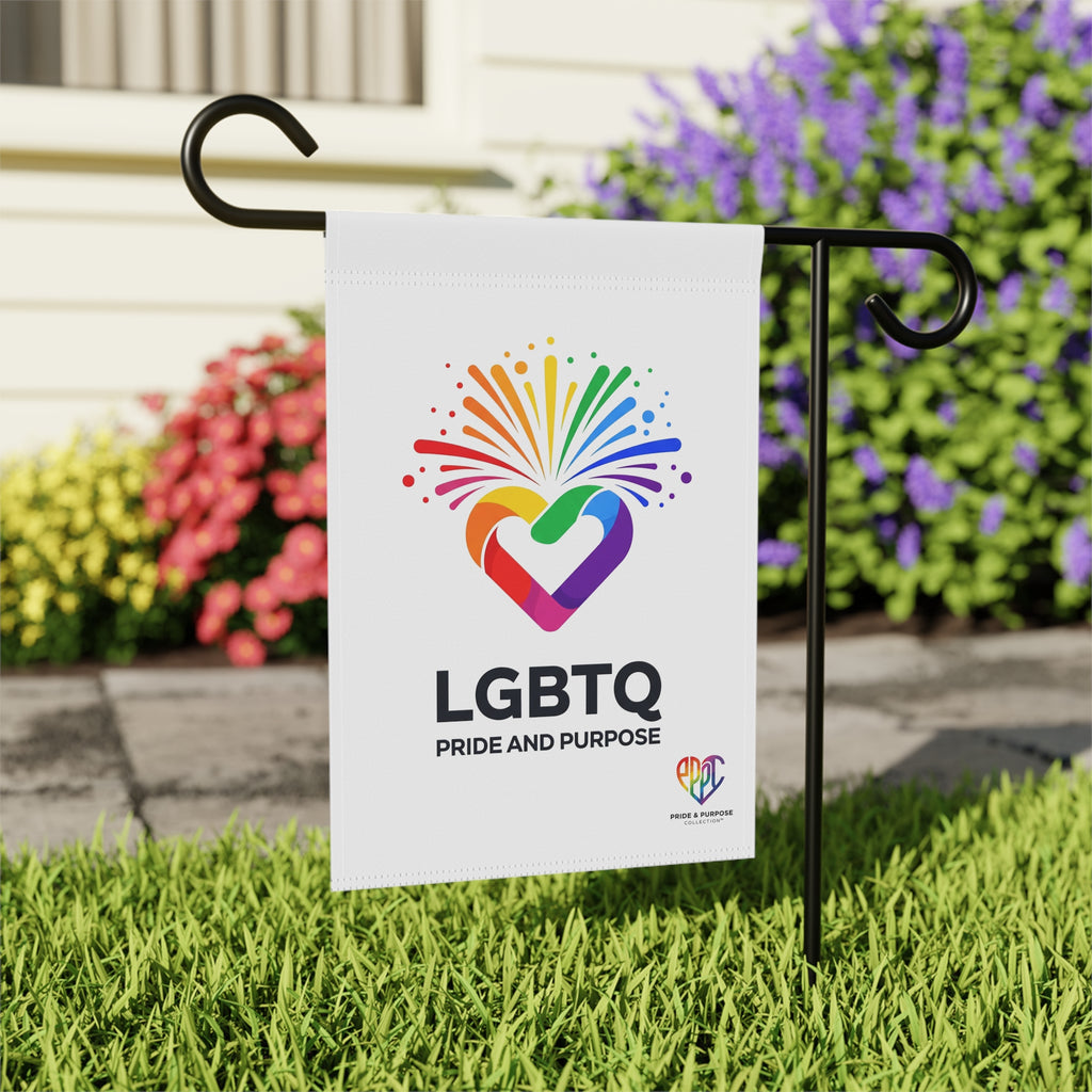 LGBTQ+ Pride and Purpose™ Premium Garden Flag