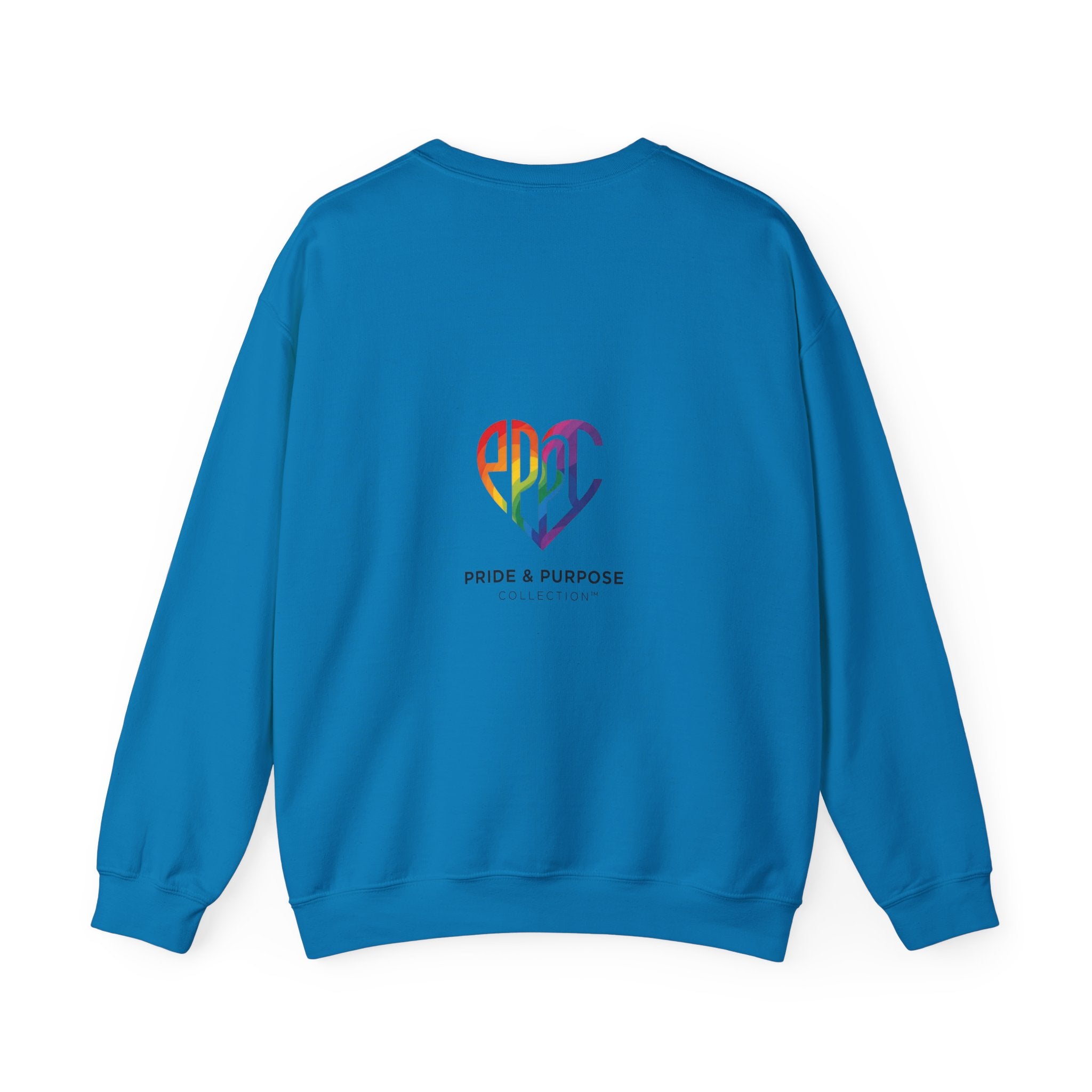 My Pride & My Purpose™ Heavy Blend Crewneck Sweatshirt | LGBTQ+ Pride