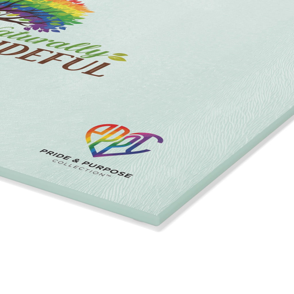 Naturally Prideful™ Premium Glass Cutting Board | The Pride & Purpose Collection™
