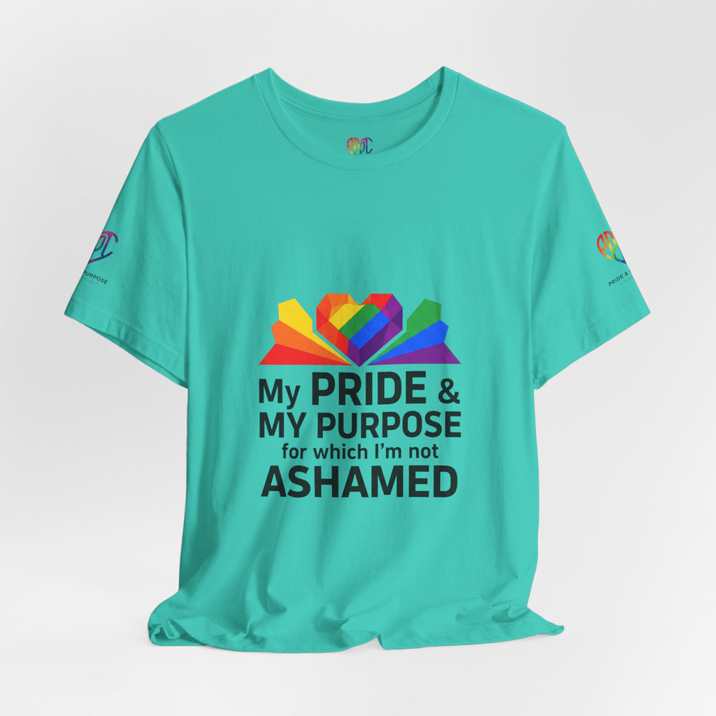 My Pride & My Purpose™ Heavyweight Unisex Tee | LGBTQ+ Pride