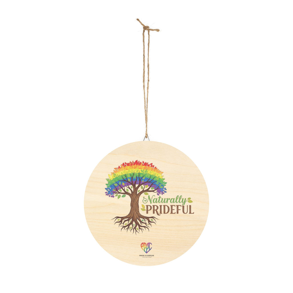 Naturally Prideful™ Wood Ornament