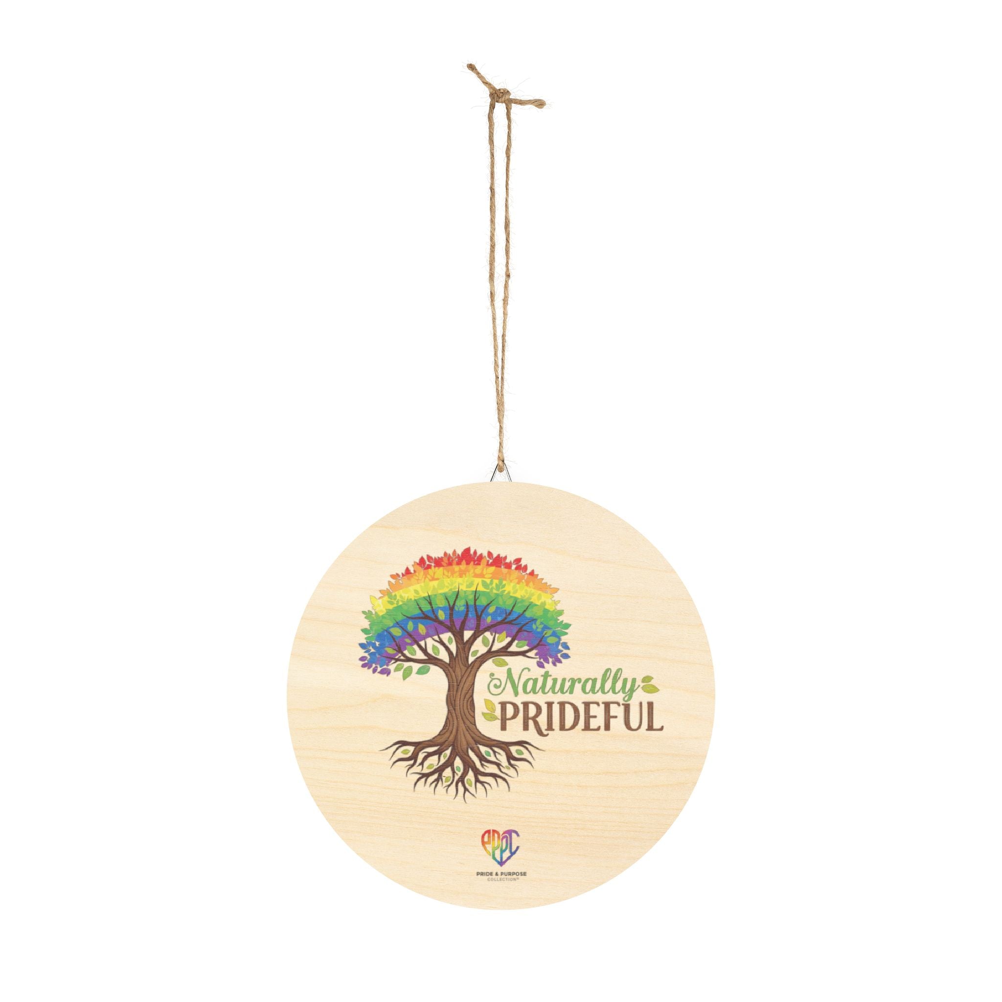Naturally Prideful™ Wood Ornament