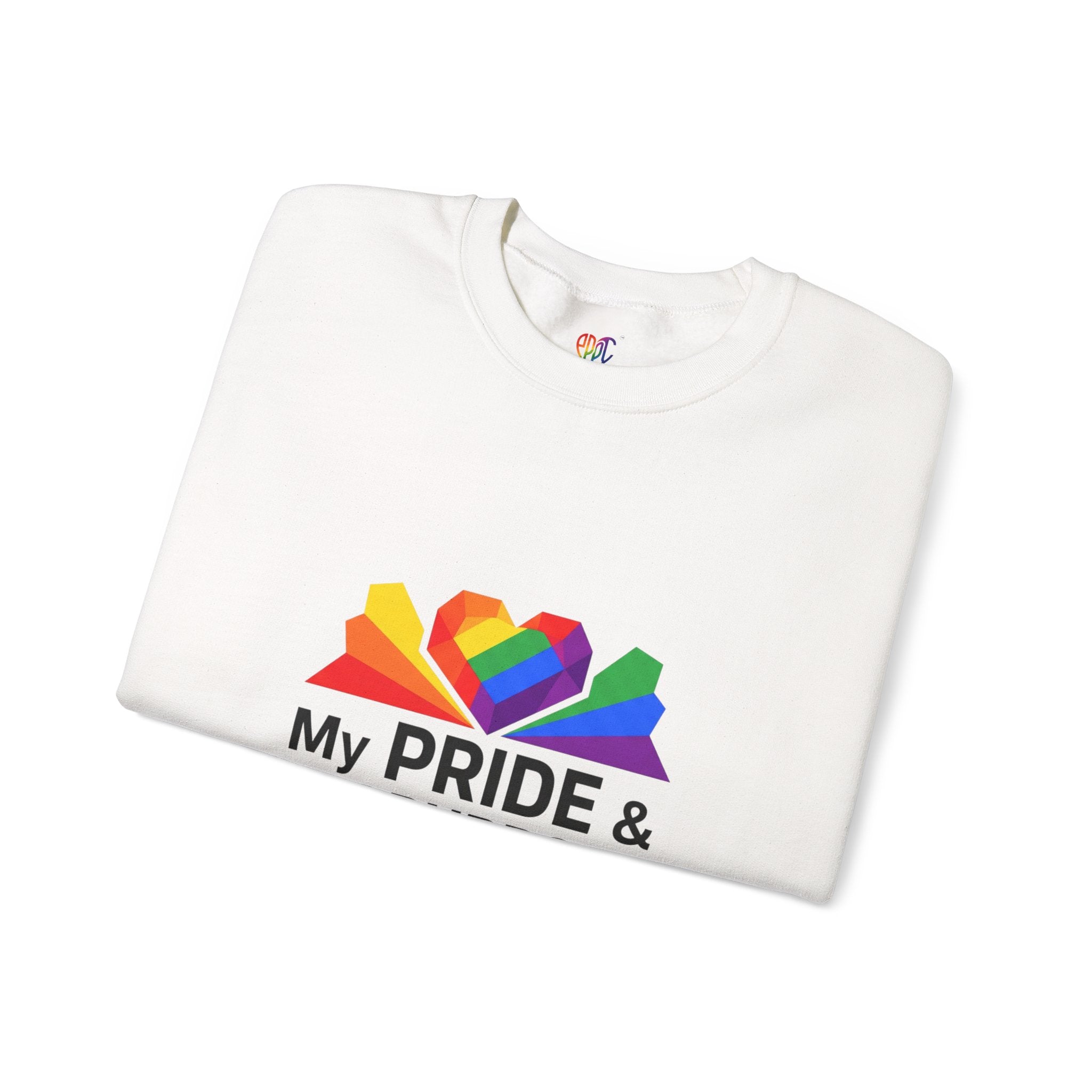 My Pride & My Purpose™ Heavy Blend Crewneck Sweatshirt | LGBTQ+ Pride