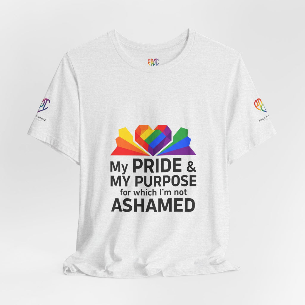 My Pride & My Purpose™ Heavyweight Unisex Tee | LGBTQ+ Pride