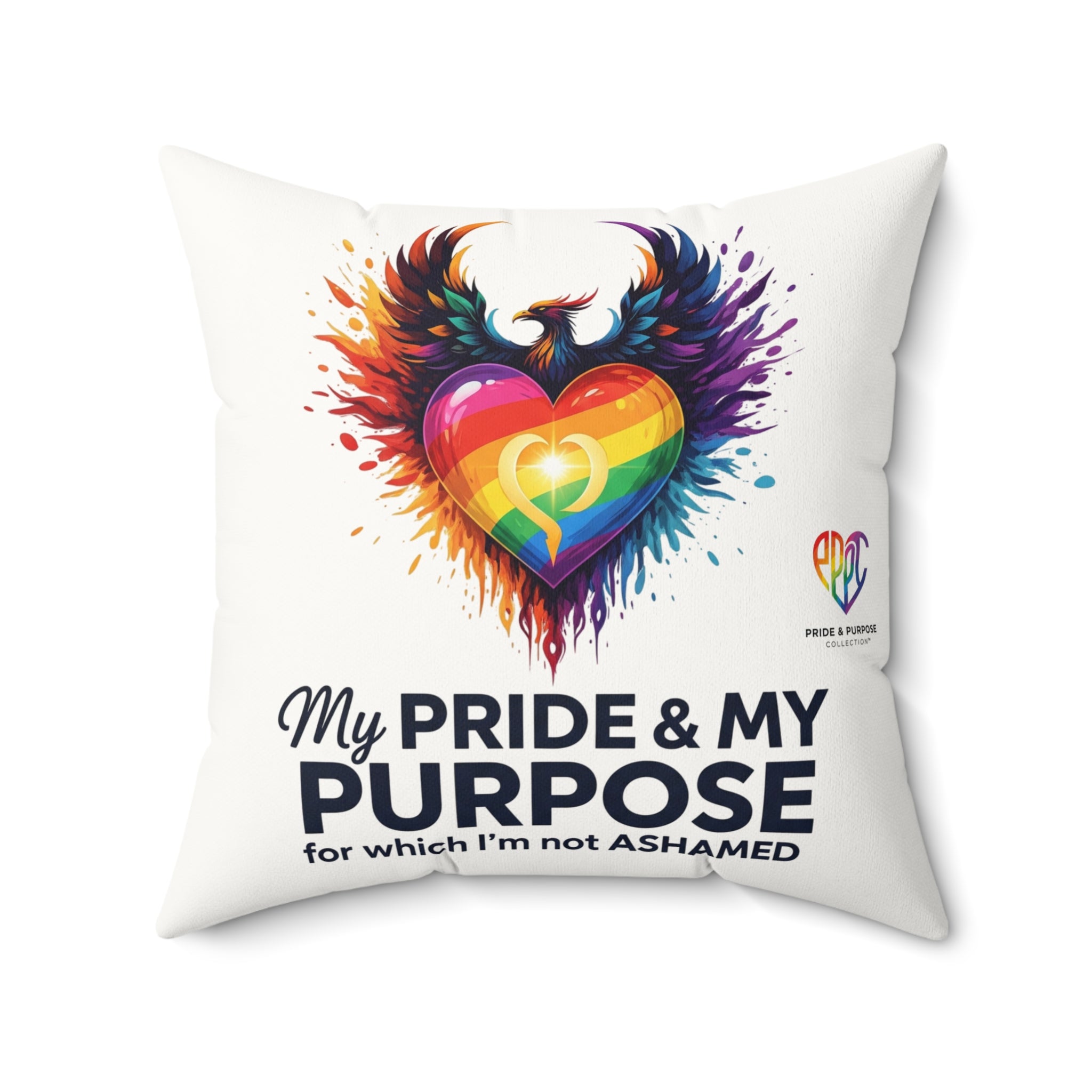 My Pride & My Purpose™ Pillow | LGBTQ+ Pride Affirmation