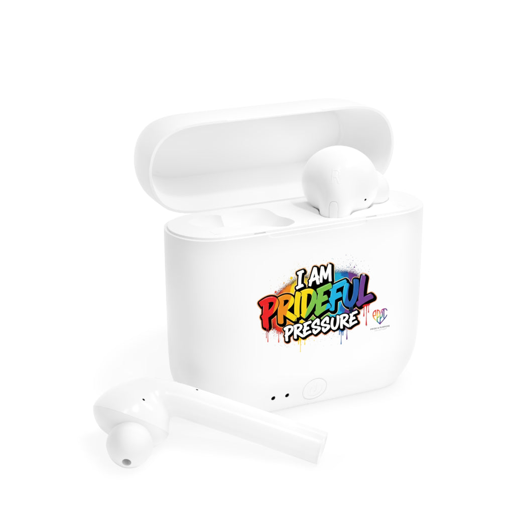 I Am Prideful Pressure™ Wireless Earbud Charging Case | LGBTQ+ Pride