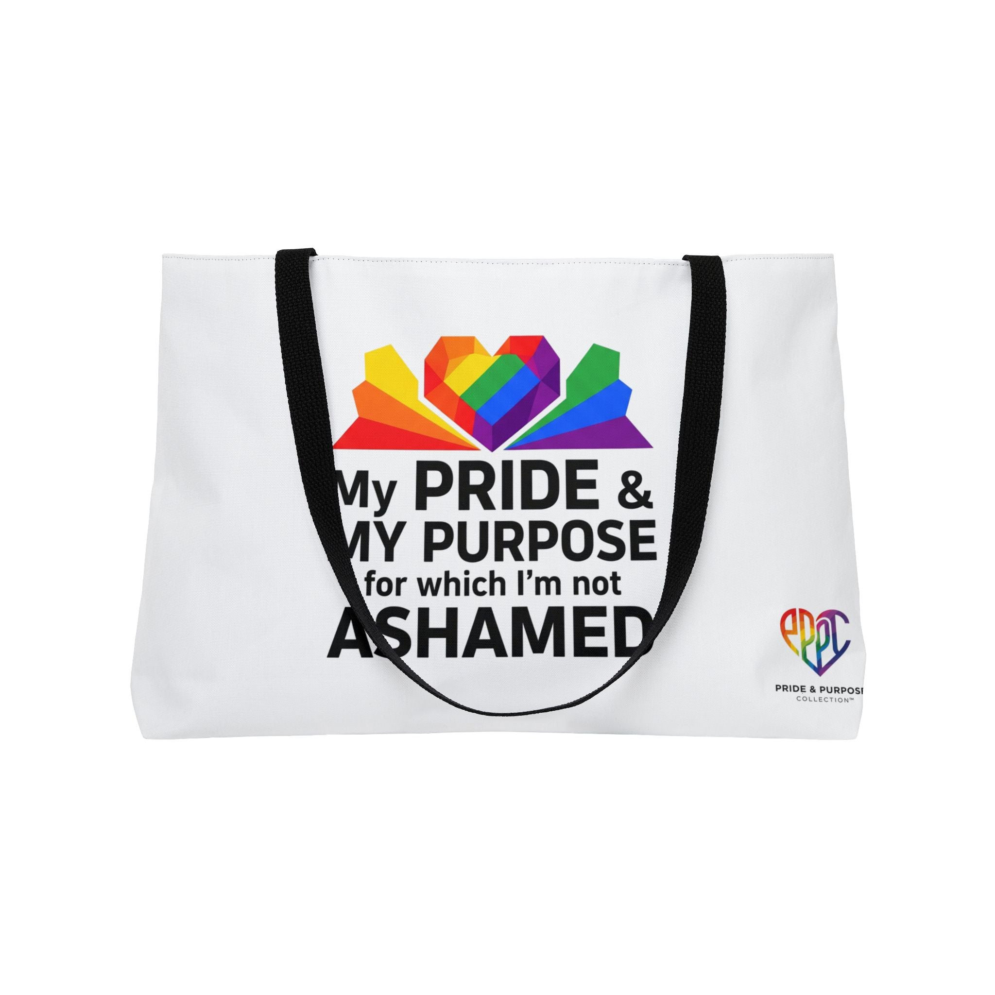 My Pride & My Purpose™ Premium LGBTQ+ Tote Bag | Pride Affirmation