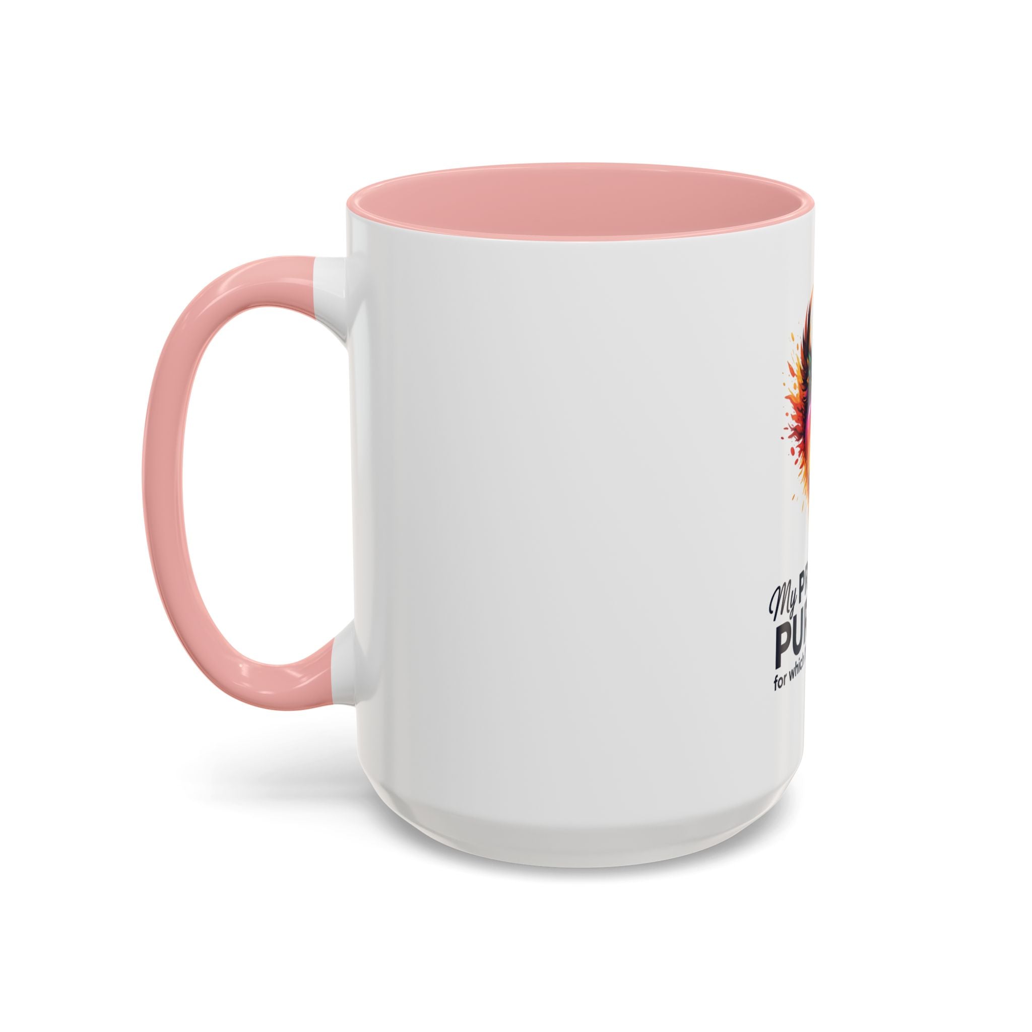 My Pride & My Purpose™ Premium Accent Coffee Mug | LGBTQ+ Pride Drinkware