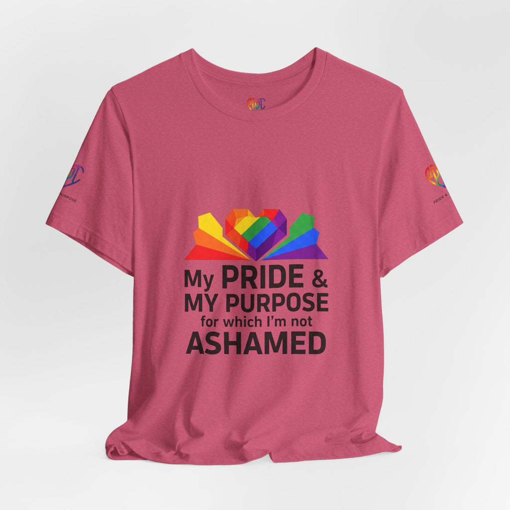 My Pride & My Purpose™ Heavyweight Unisex Tee | LGBTQ+ Pride