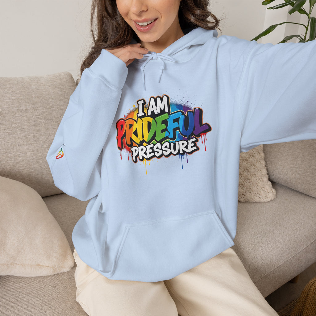 I Am Prideful Pressure™ Premium Unisex Hoodie | LGBTQ+ Pride Affirmation