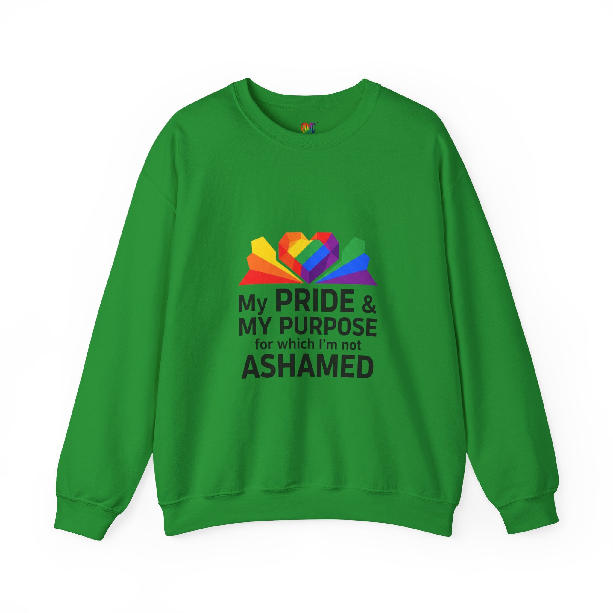 My Pride & My Purpose™ Heavy Blend Crewneck Sweatshirt | LGBTQ+ Pride