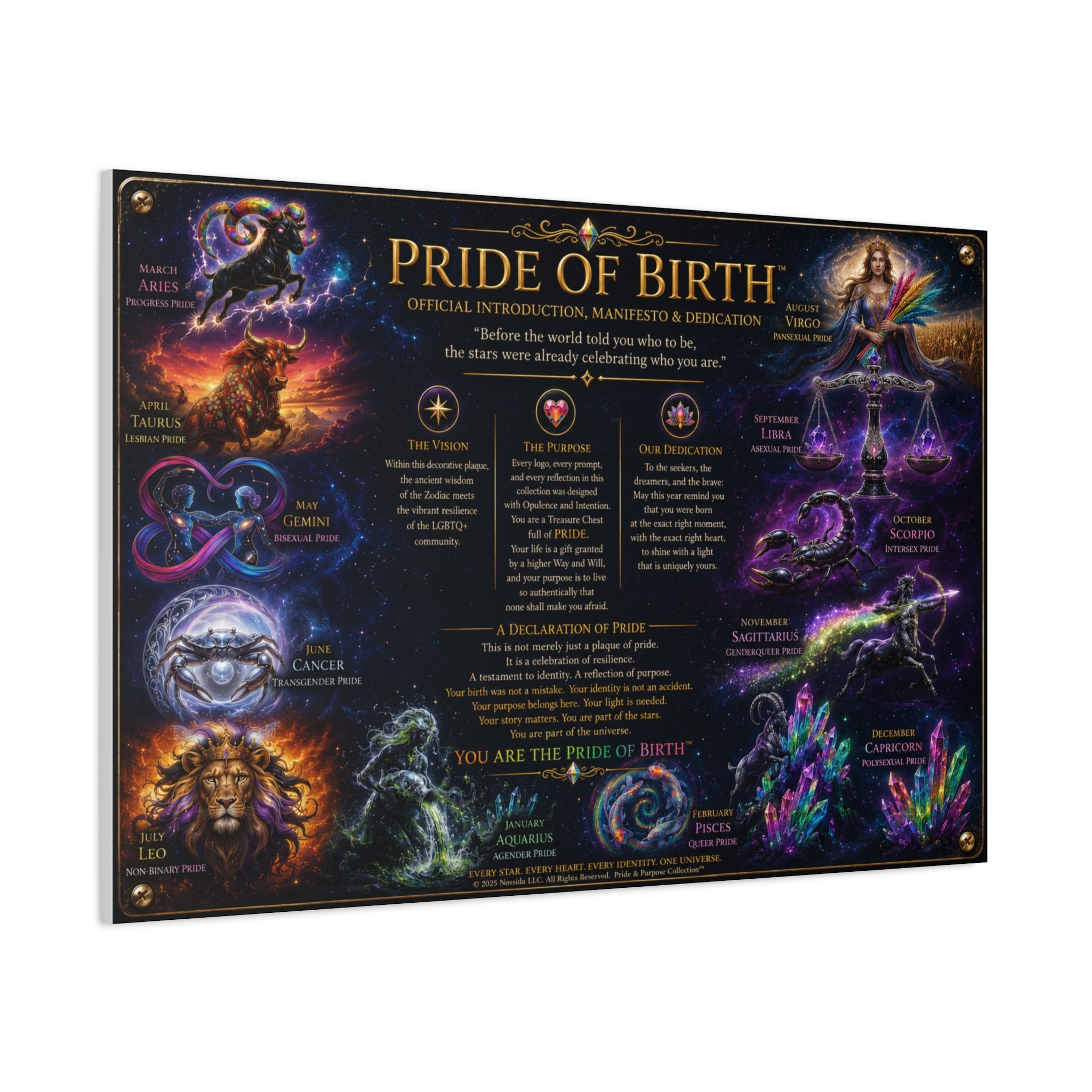 Pride of Birth™ – Signature Museum Canvas Edition