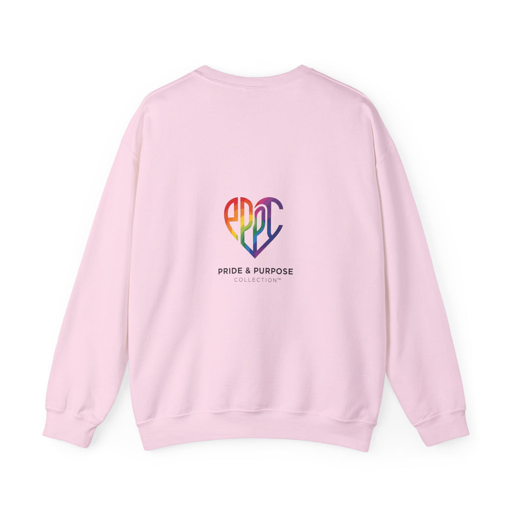 My Pride & My Purpose™ Heavy Blend Crewneck Sweatshirt | LGBTQ+ Pride