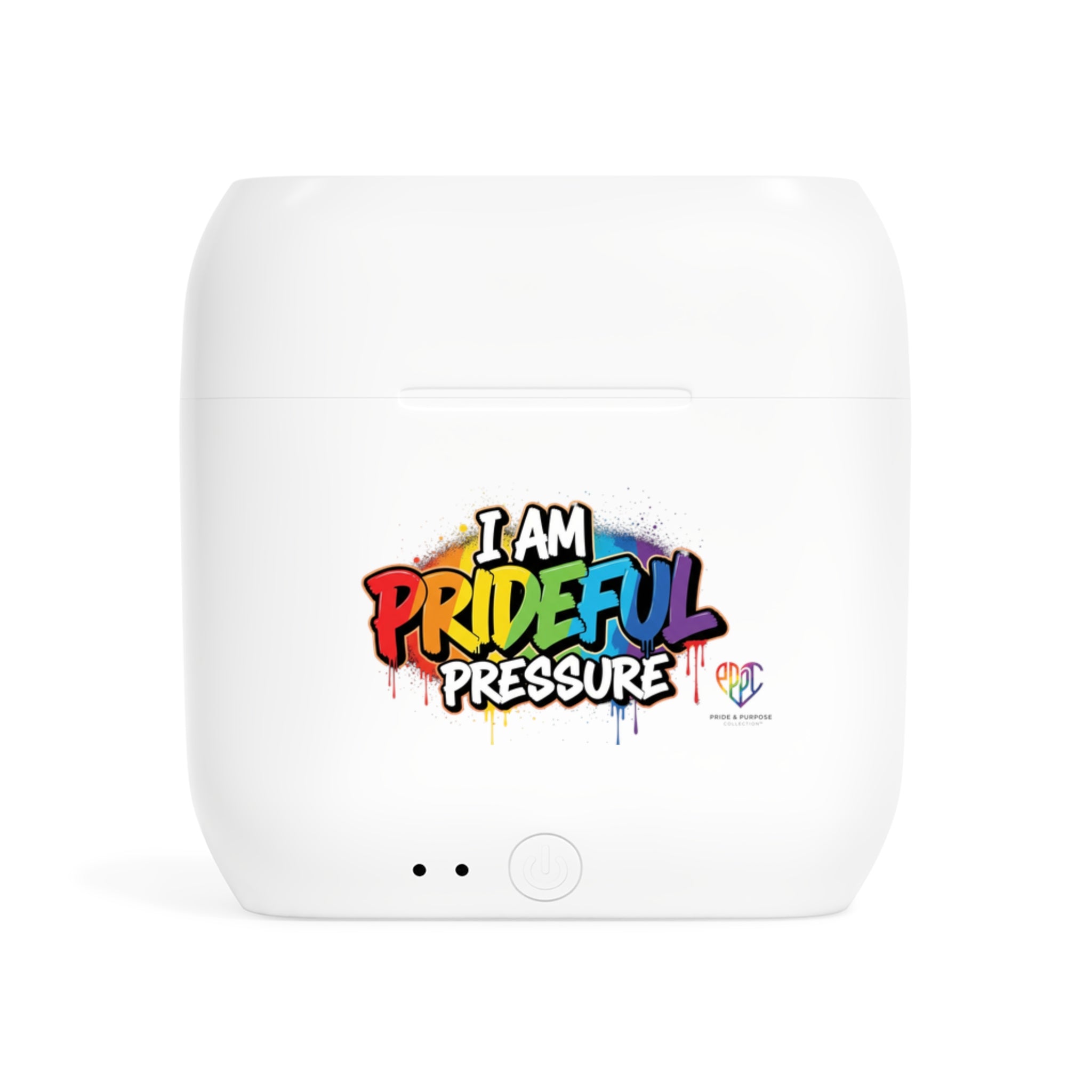 I Am Prideful Pressure™ Wireless Earbud Charging Case | LGBTQ+ Pride