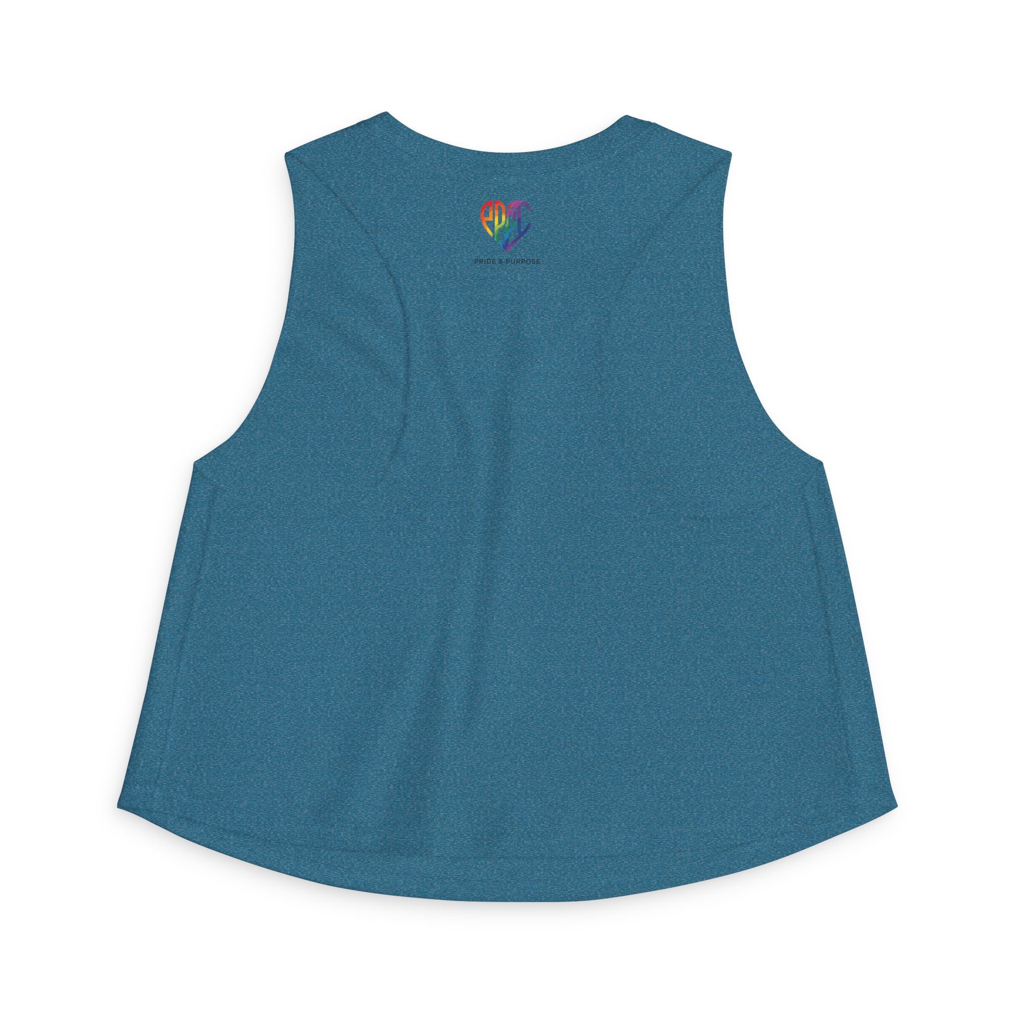 I Am Prideful Pressure™ Women's Festival Crop Tank | LGBTQ+ Pride Apparel