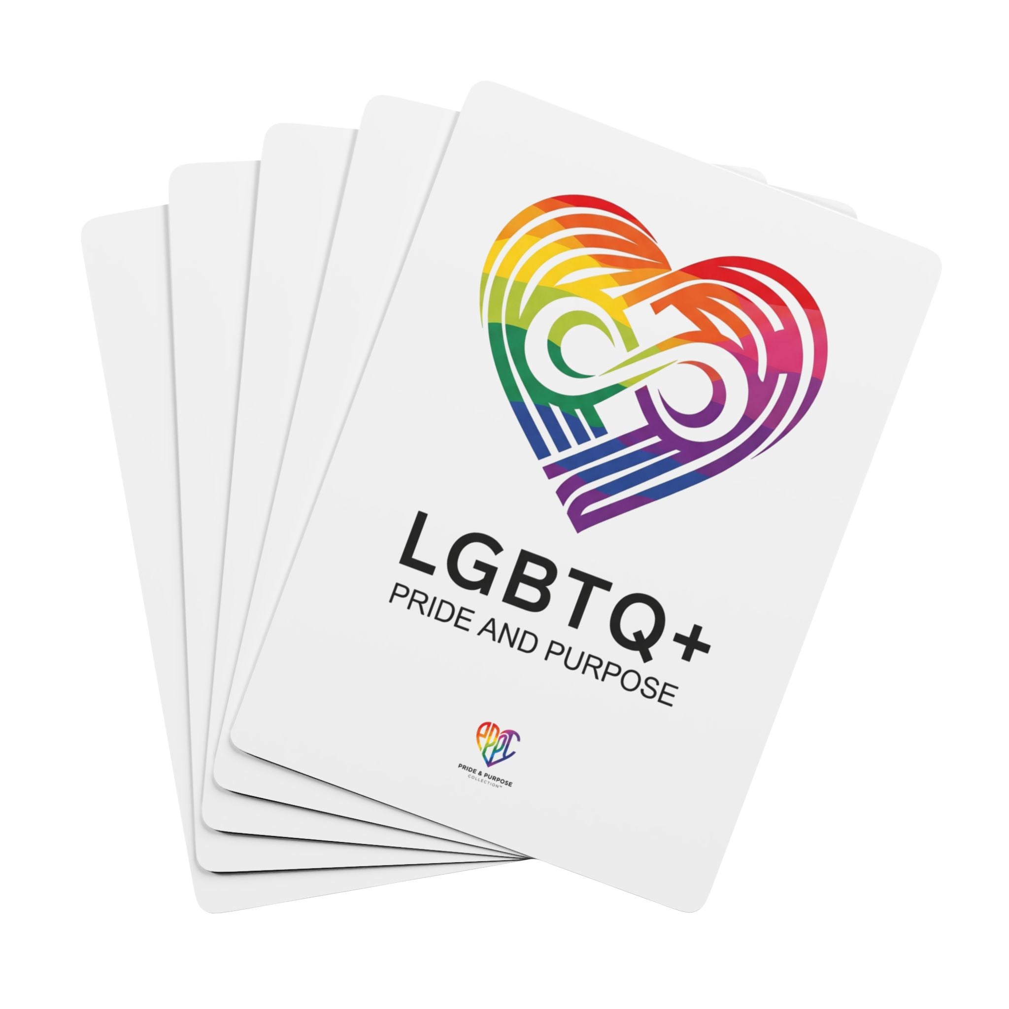 LGBTQ+ Infinity Heart™ Premium Playing Cards