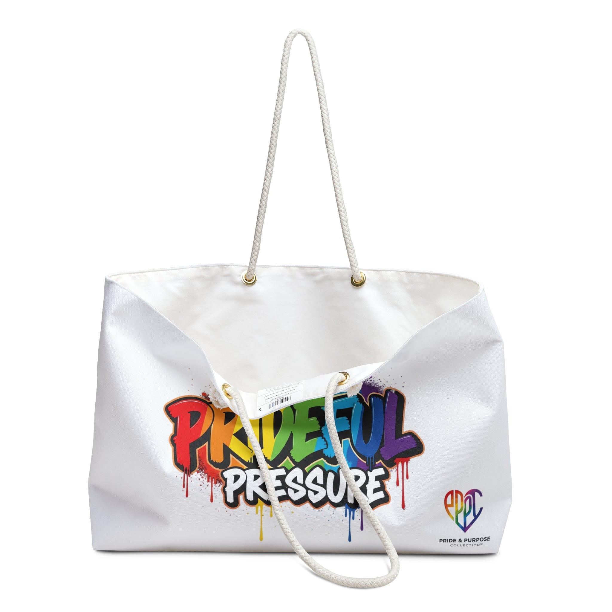 I Am Prideful Pressure™ Premium Weekender Tote Bag | LGBTQ+ Pride
