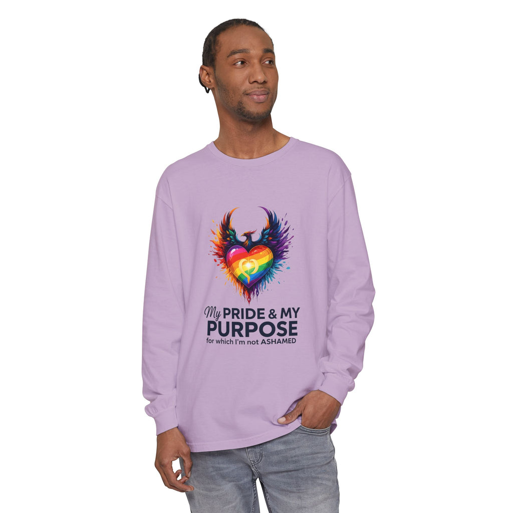 My Pride & My Purpose™ Premium Unisex Long Sleeve T-Shirt | LGBTQ+ Pride