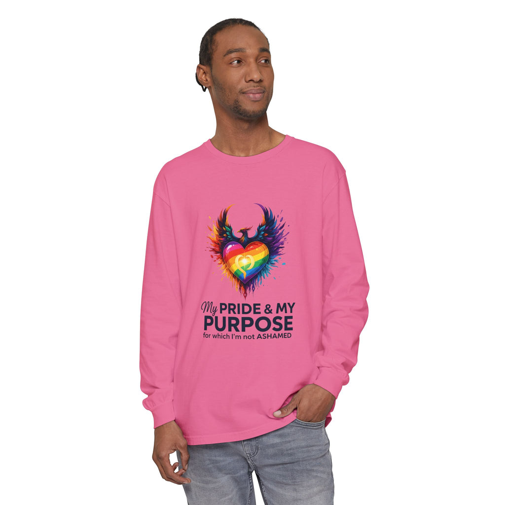 My Pride & My Purpose™ Premium Unisex Long Sleeve T-Shirt | LGBTQ+ Pride