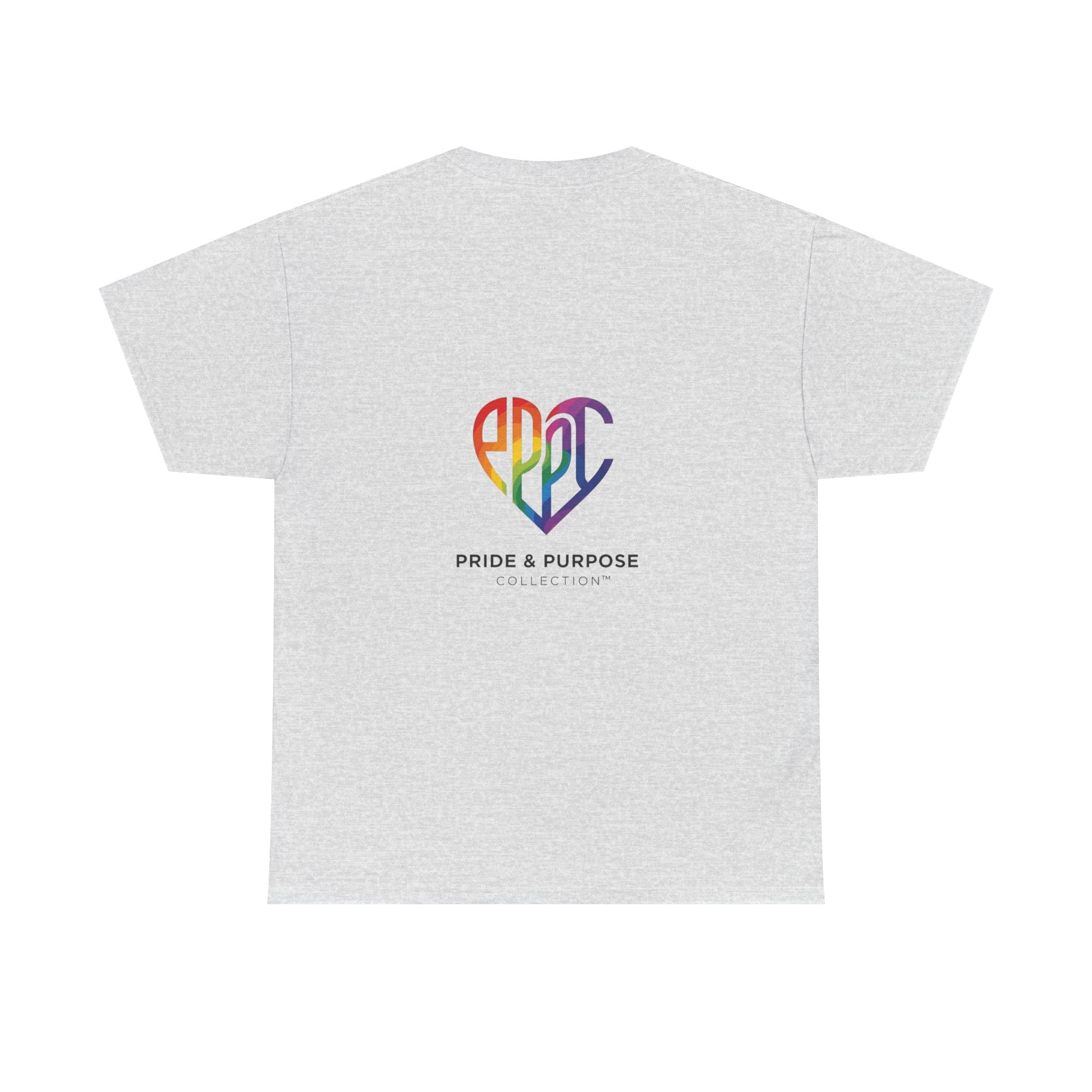 My Pride & My Purpose™ Phoenix Heart Heavy Cotton T-Shirt | LGBTQ+ Pride