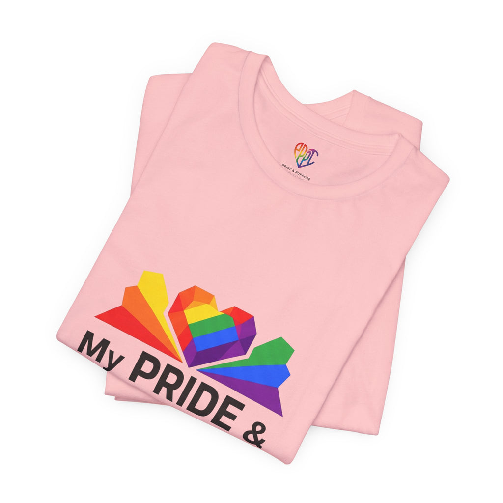 My Pride & My Purpose™ Heavyweight Unisex Tee | LGBTQ+ Pride