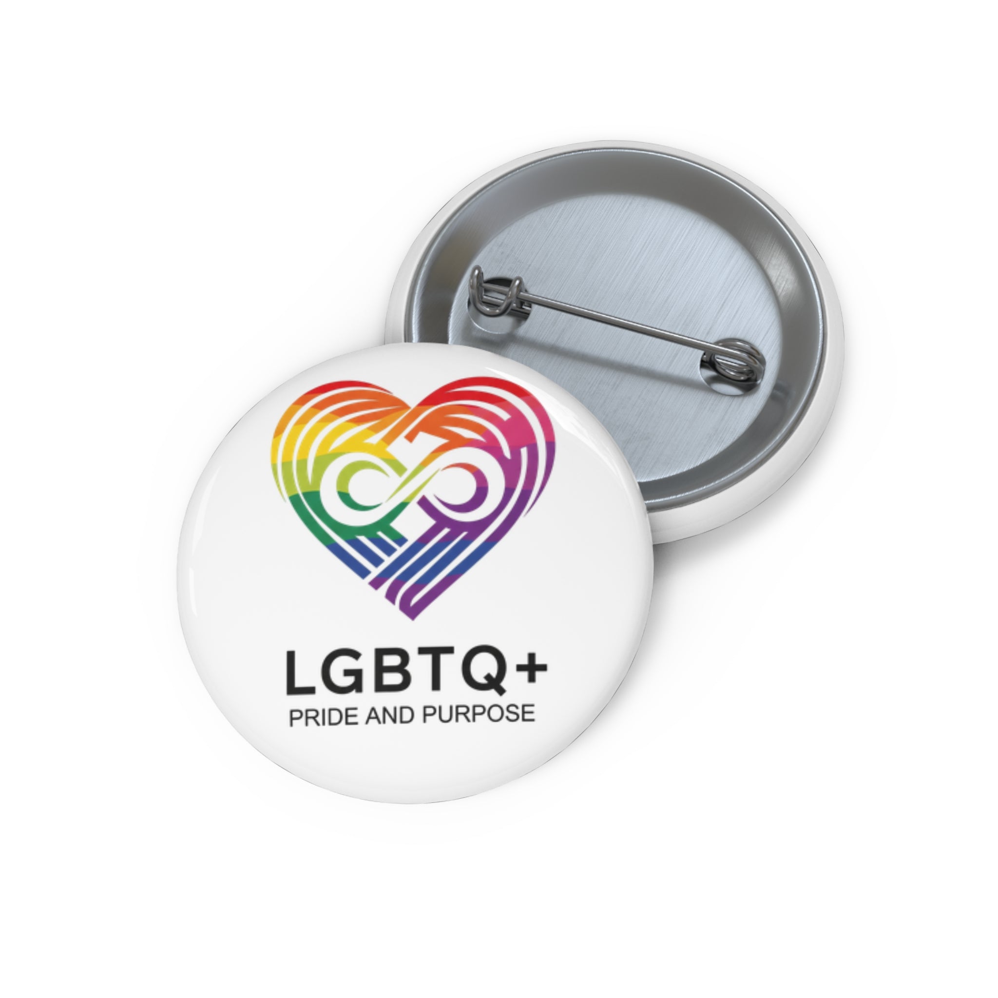 Pride & Purpose™ Heart Logo Pin Button