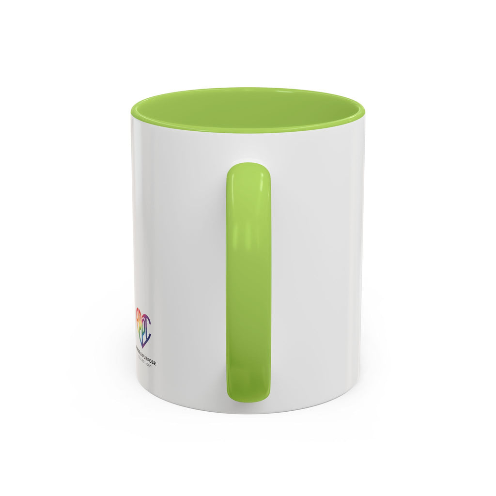 My Pride & My Purpose™ Premium Accent Coffee Mug | LGBTQ+ Pride Drinkware