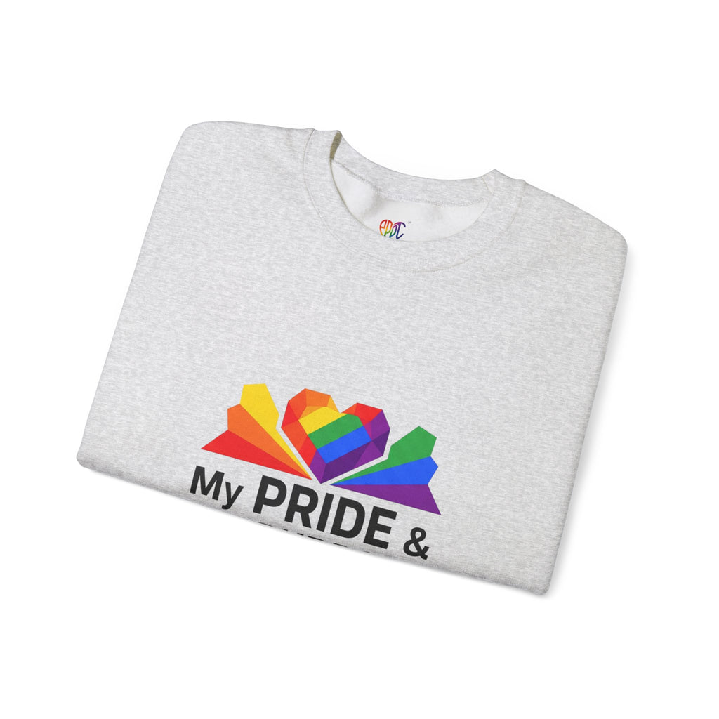 My Pride & My Purpose™ Heavy Blend Crewneck Sweatshirt | LGBTQ+ Pride