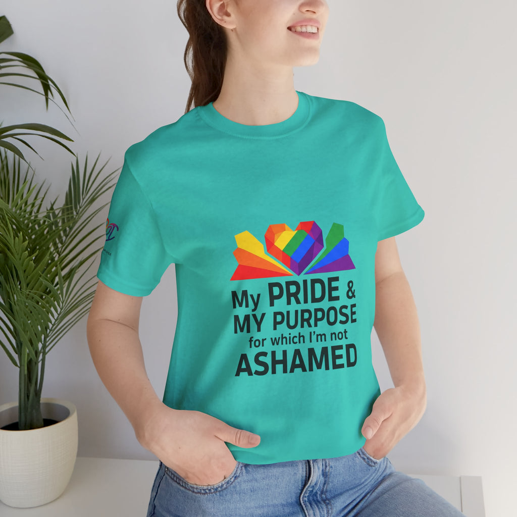 My Pride & My Purpose™ Heavyweight Unisex Tee | LGBTQ+ Pride