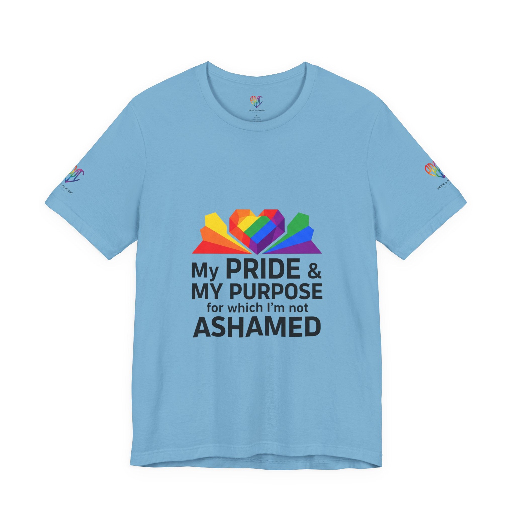 My Pride & My Purpose™ Heavyweight Unisex Tee | LGBTQ+ Pride