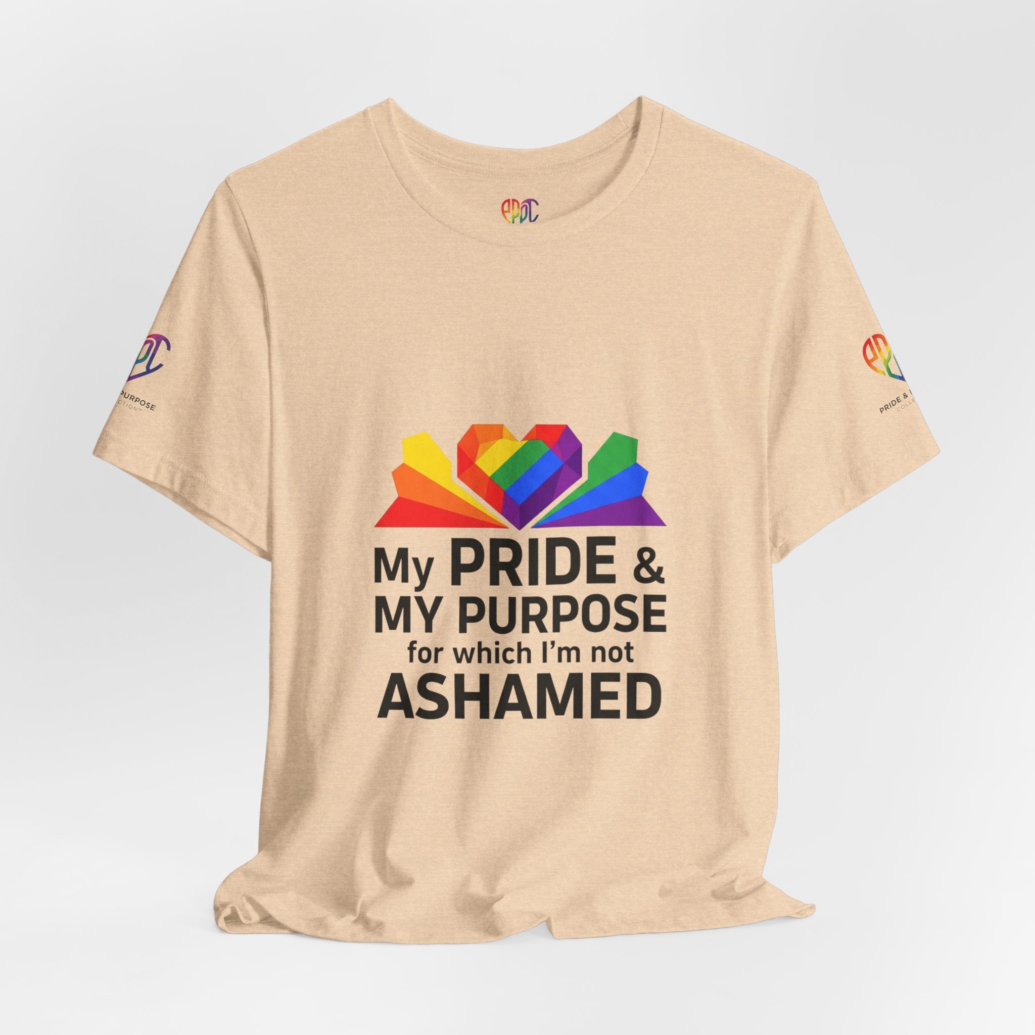 My Pride & My Purpose™ Heavyweight Unisex Tee | LGBTQ+ Pride