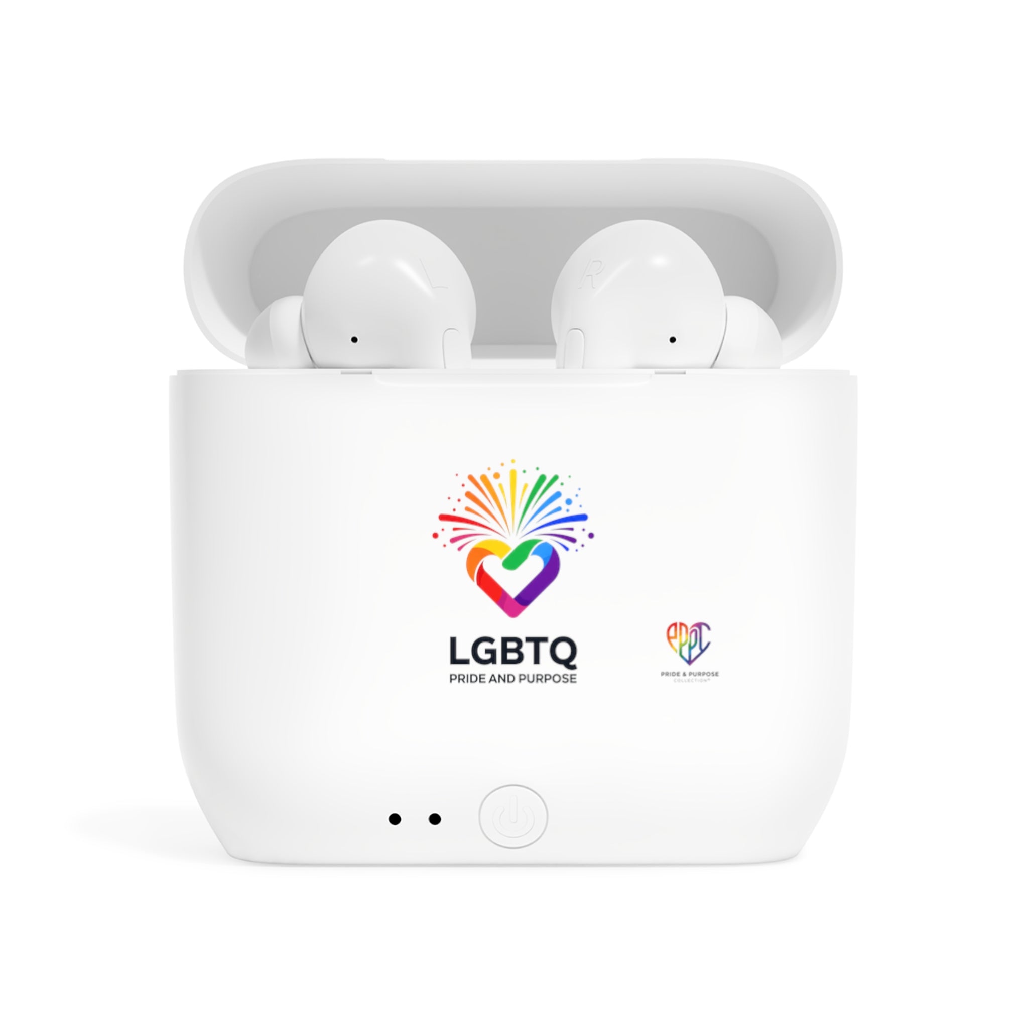 LGBTQ+ Pride and Purpose™ Premium Wireless Earbud Charging Case