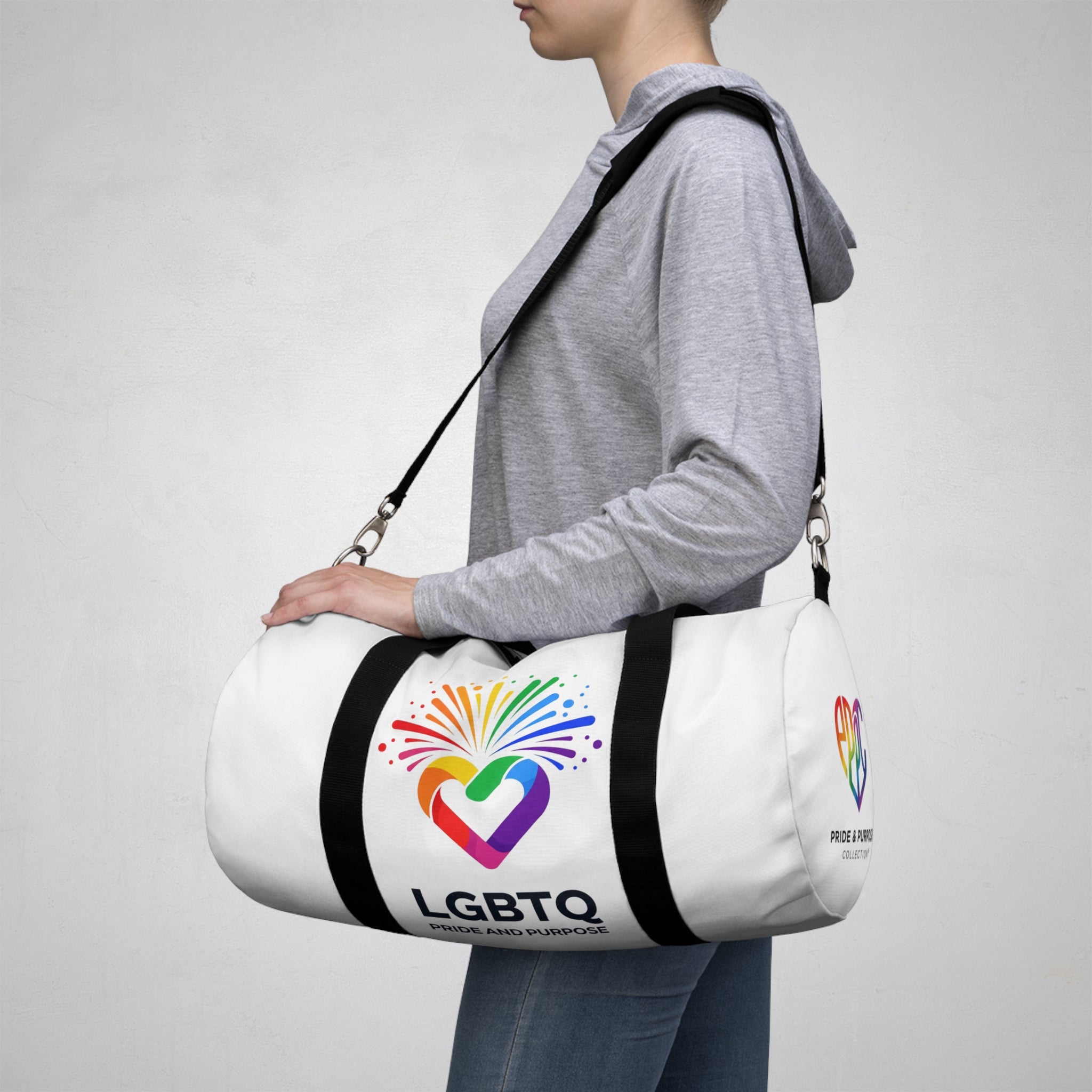 LGBTQ+ Pride and Purpose™ Premium Duffel Bag