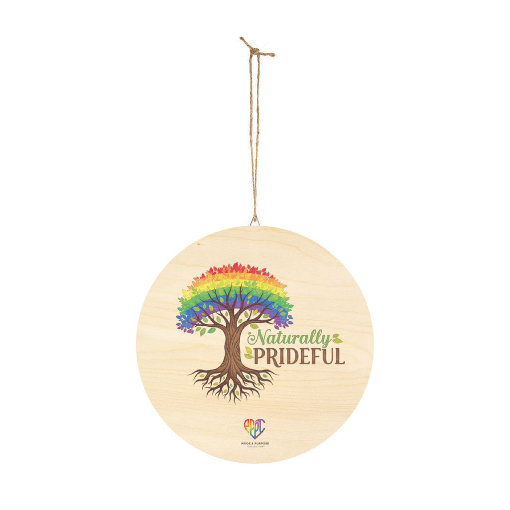 Naturally Prideful™ Wood Ornament