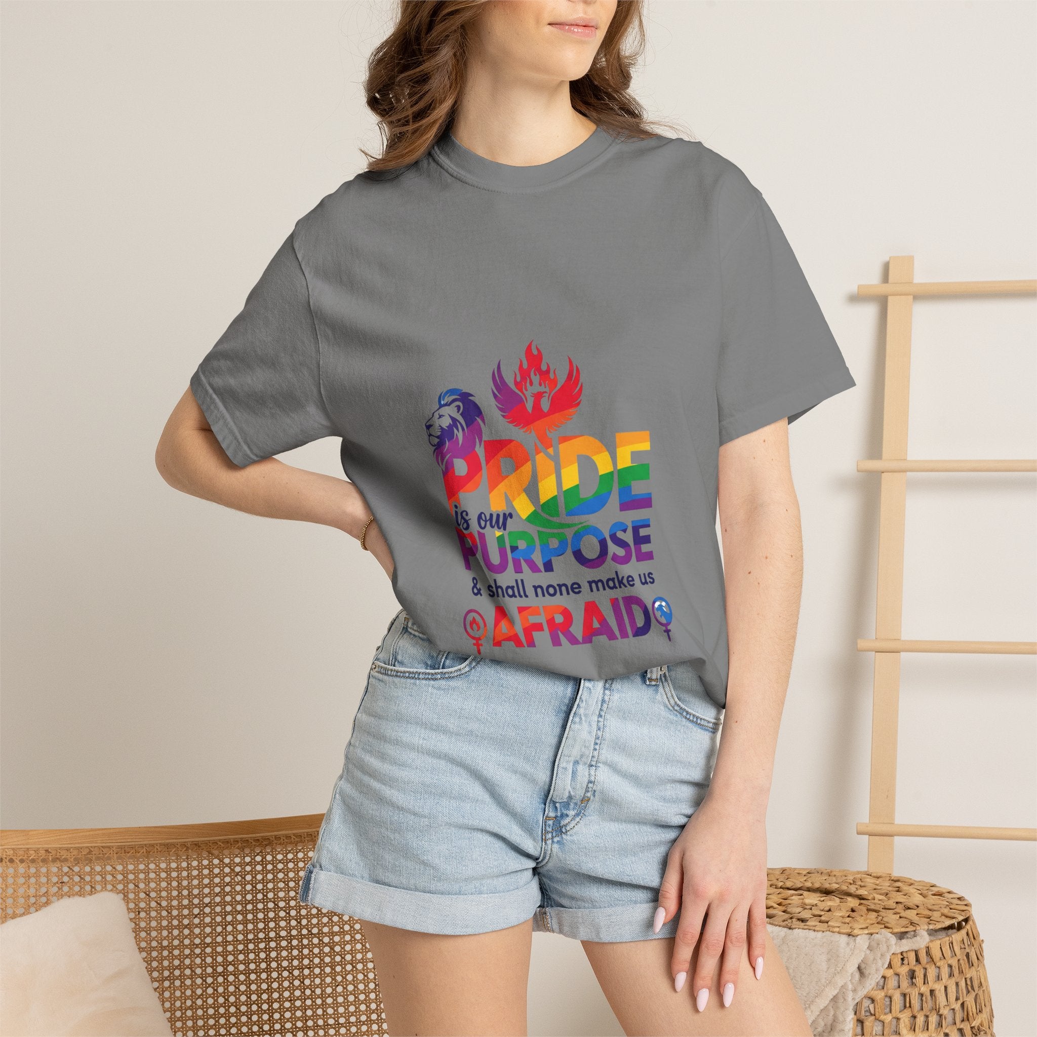 Pride Is Our Purpose™ & Shall None Make Us Afraid™ Premium Unisex T-Shirt