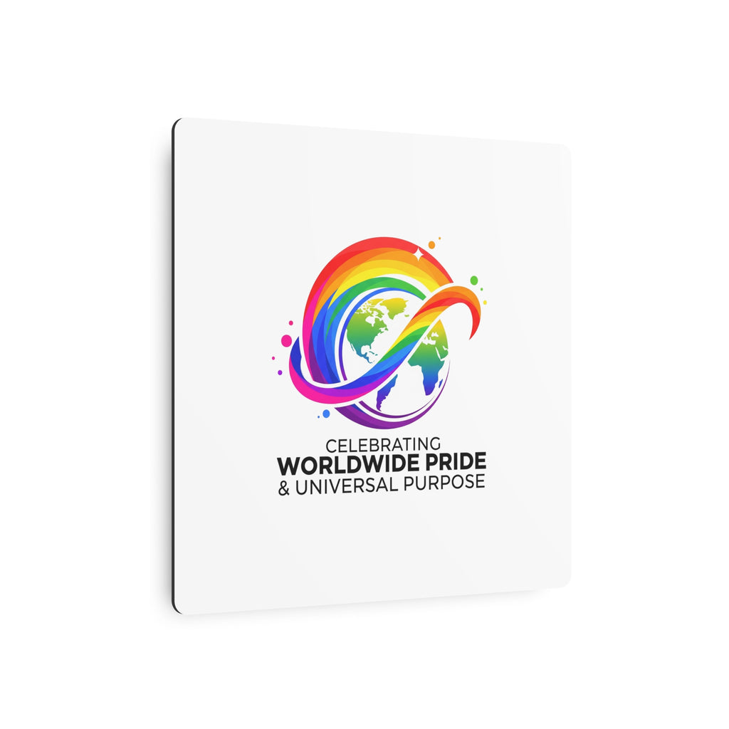 Celebrating Worldwide Pride™ Premium Metal Sign | Pride Affirmation