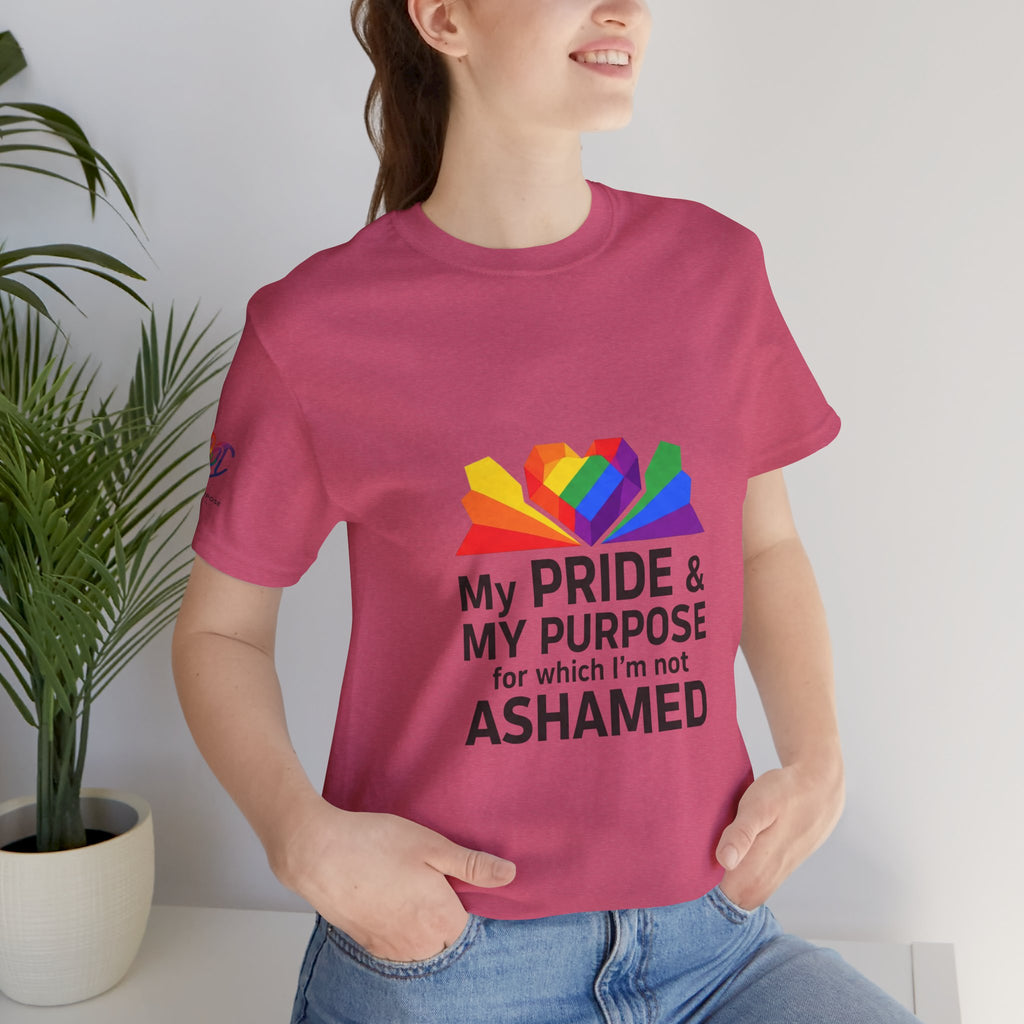 My Pride & My Purpose™ Heavyweight Unisex Tee | LGBTQ+ Pride