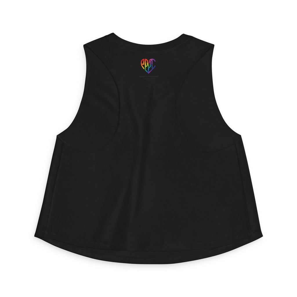 I Am Prideful Pressure™ Women's Festival Crop Tank | LGBTQ+ Pride Apparel